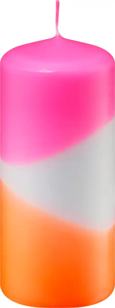 Bild 1 von Profissimo Stumpenkerze gedippt Neon