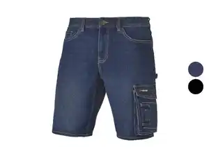PARKSIDE® Herren Jeans-Arbeitsshorts, mit Hammerschlaufe