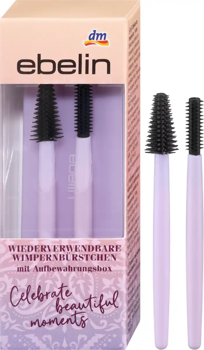 Bild 1 von ebelin Wimpernbürstchen Set mit Box Celebrate Beautiful Moments 3tlg