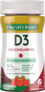 Nature’s Bounty Vitamin D3 Weichgummis 500 IU 60 St