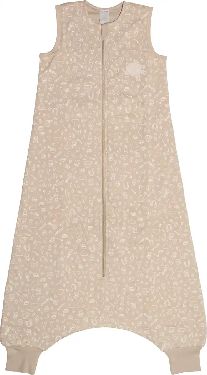 Bild 1 von Anouk natubini Anouk Schlafsack mit Beinen 2 TOG mit Anouk-Muster & Affi-Applikation, beige, 100 cm