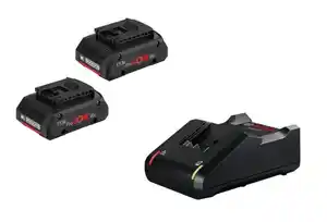 Bosch Professional Akku-Starterset mit 2x ProCore 18 V 4 Ah Akku & Ladegerät GAL