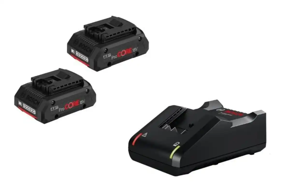 Bild 1 von Bosch Professional Akku-Starterset mit 2x ProCore 18 V 4 Ah Akku & Ladegerät GAL