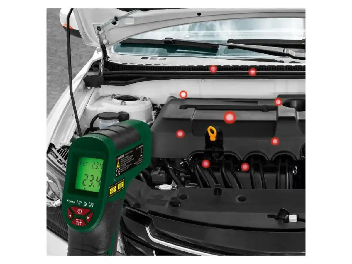 Bild 3 von PARKSIDE® Infrarot-Temperaturmessgerät »PTI 380 C2«, mit farbiger Anzeige und Hinweiston