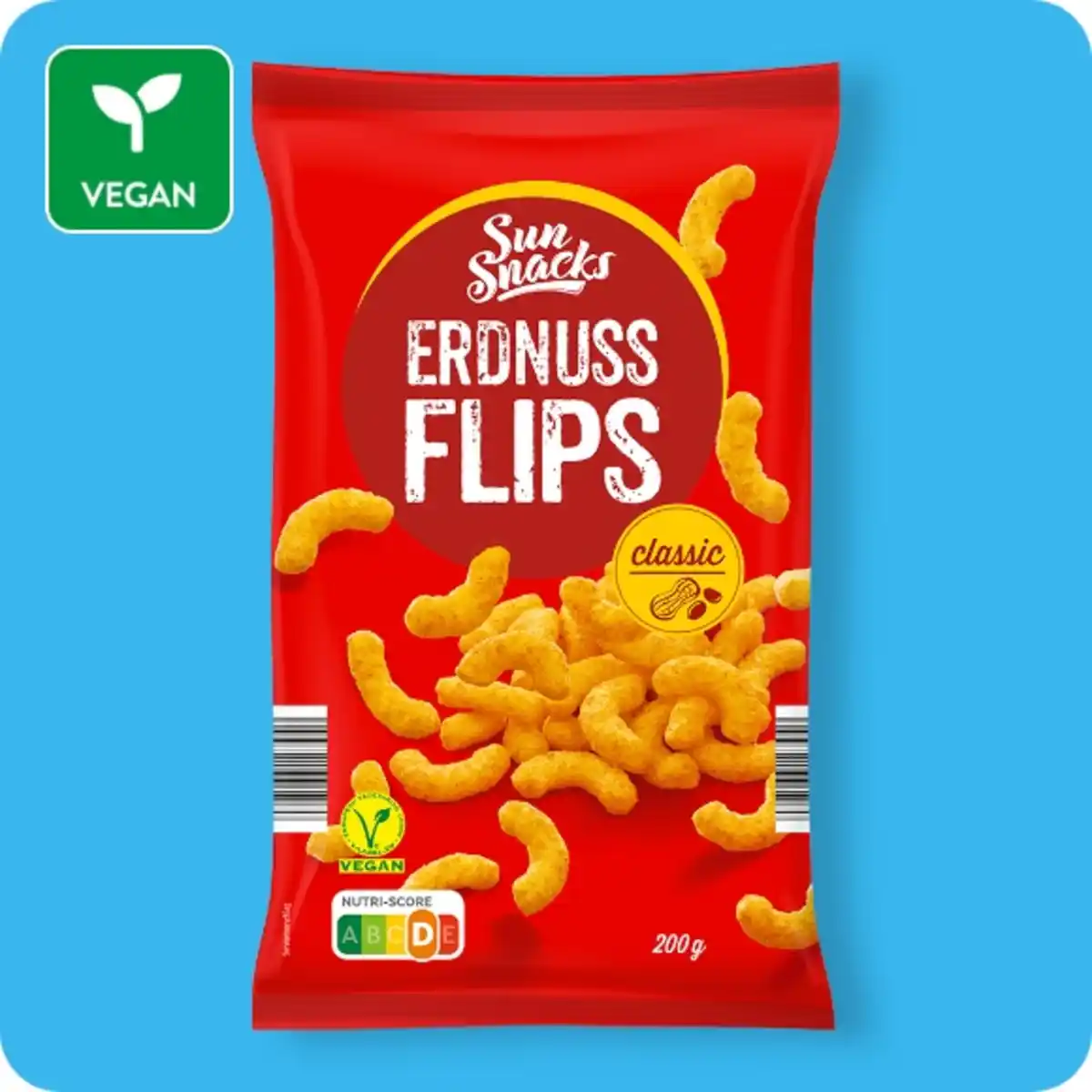 Bild 1 von SUNSNACKS Erdnuss-Flips, 2 für 1