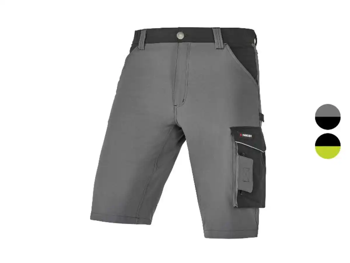 Bild 1 von PARKSIDE® Herren Arbeitsbermudas Stretch, wasserabweisendes Obermaterial
