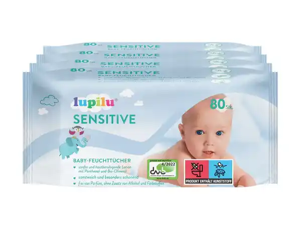 Bild 1 von Lupilu Baby-Feuchttücher Sensitive