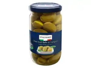 Italiamo Grüne Oliven Bella di Cerignola,  720 ml