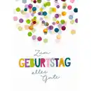 Bild 1 von Geburtstagskarte - Konfetti - A4