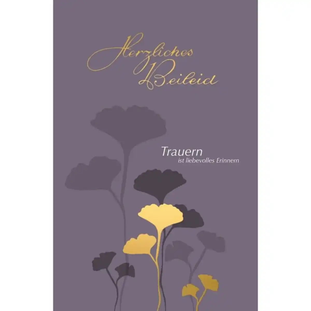 Bild 1 von Trauerkarte - Herzliches Beileid