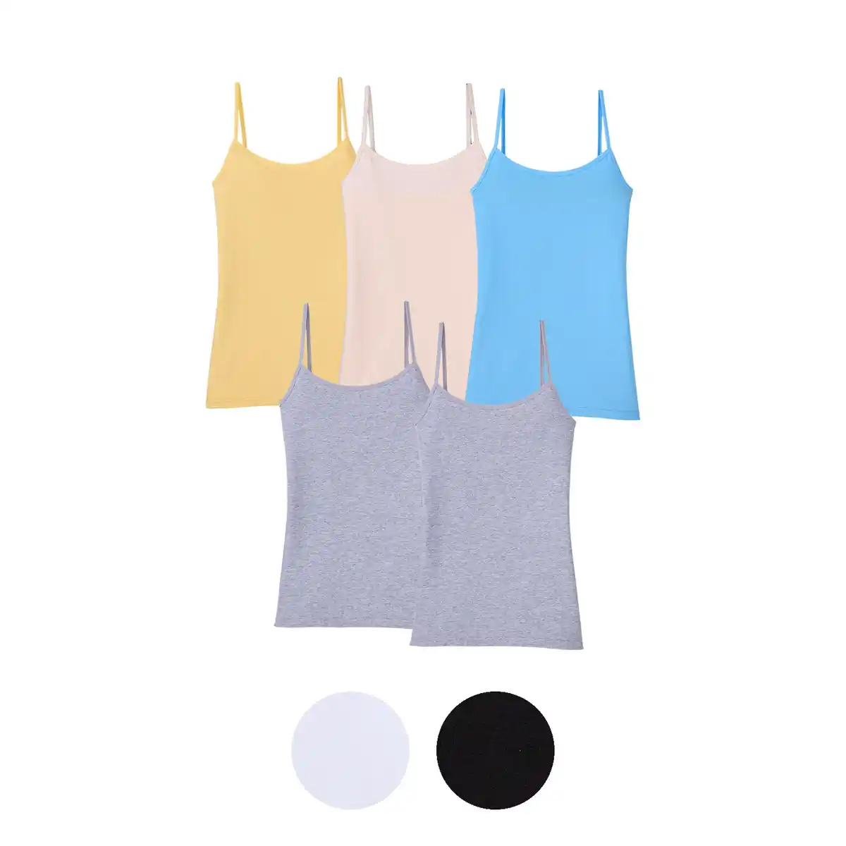 Bild 1 von UP2FASHION Damen Unterhemd 5er-Pack