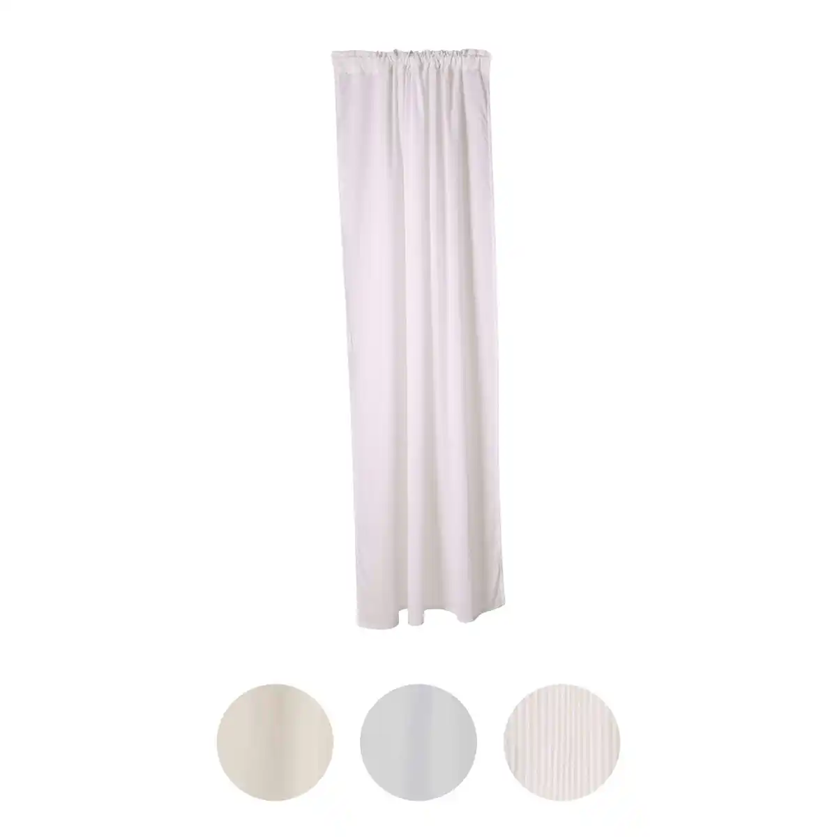 Bild 1 von HOME CREATION Leichter Vorhang, 2er-Pack