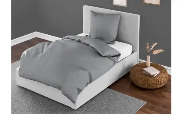 Bild 4 von Interlock Jersey Bettwäsche, anthrazit, 135 x 200 cm