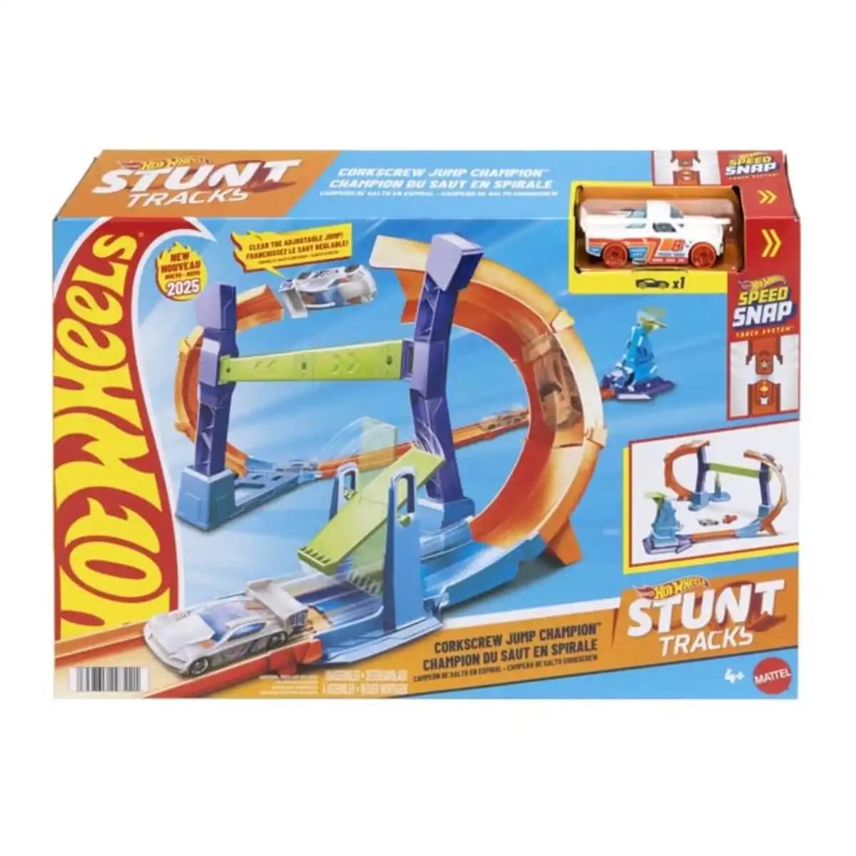 Bild 1 von Hot Wheels - Spielset - Corkscrew Jump Champions