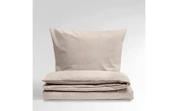 Bild 2 von Bettwäsche Mako-Satin Seersucker, beige, 135 x 200 cm