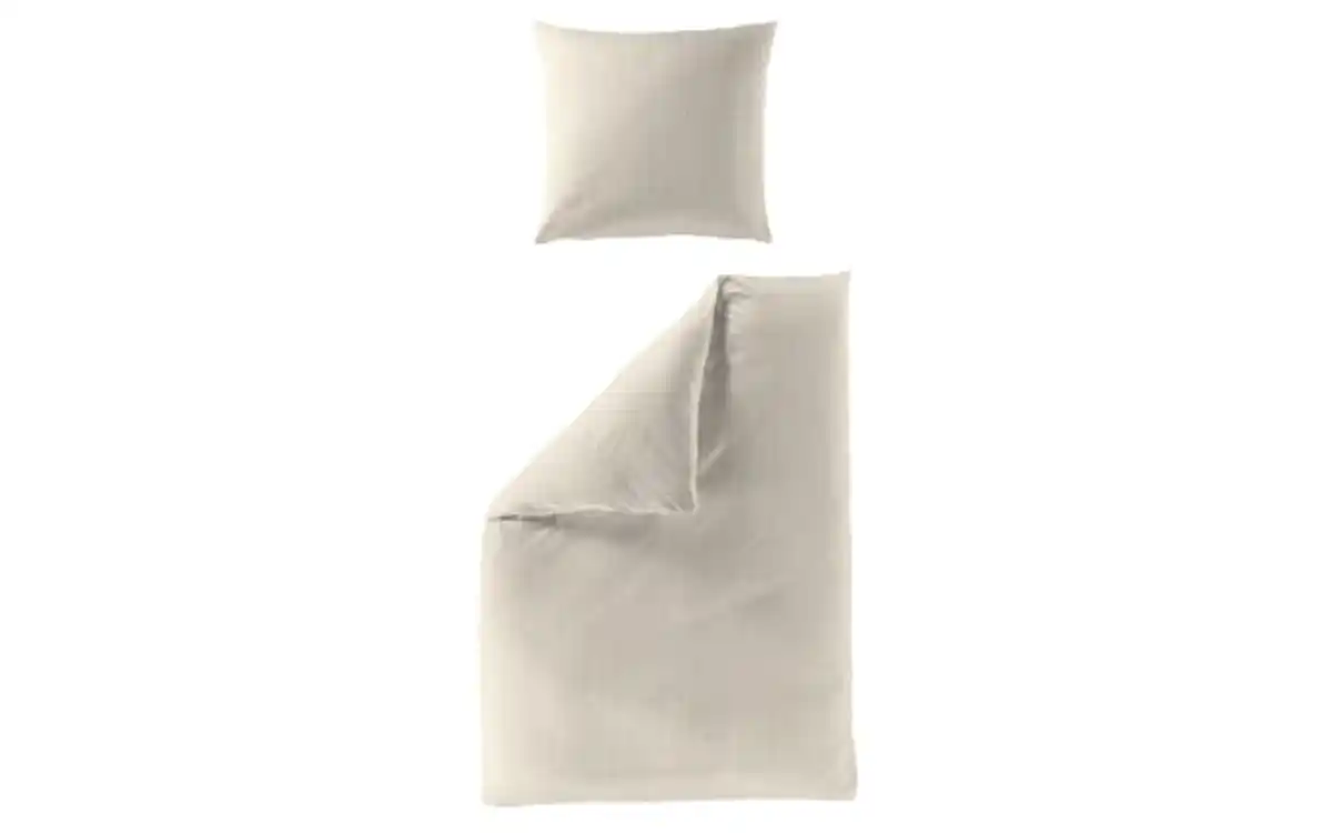Bild 1 von Interlock Jersey Bettwäsche, natur, 155 x 220 cm