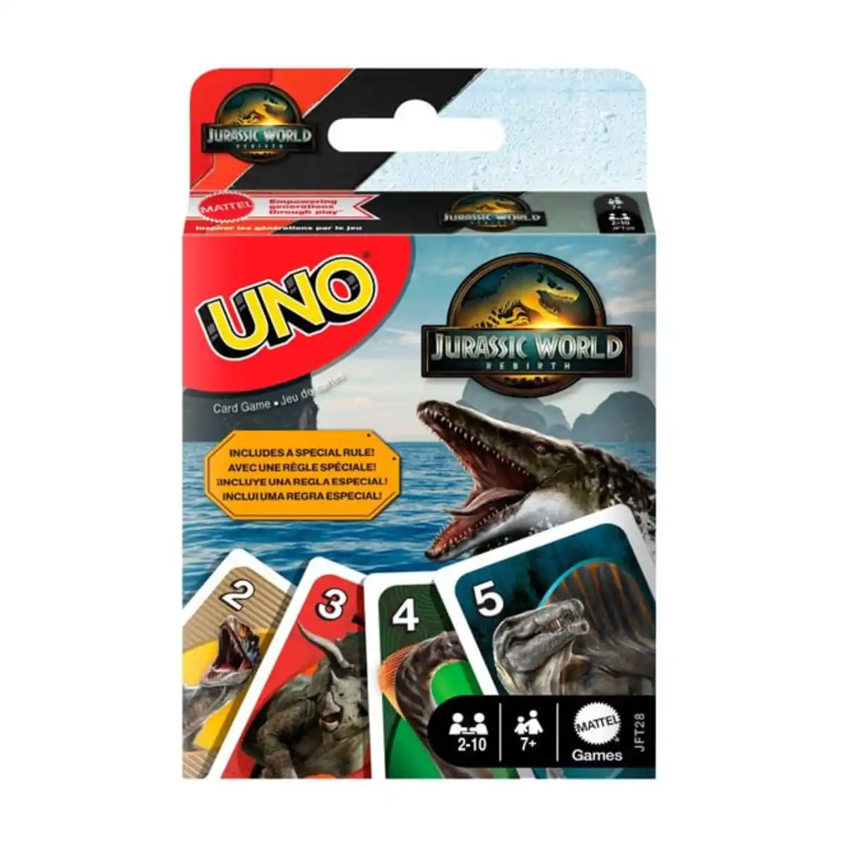 Bild 1 von Jurassic World 4 - UNO - Kartenspiel