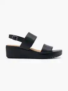 5th Avenue Leder Keilsandalette