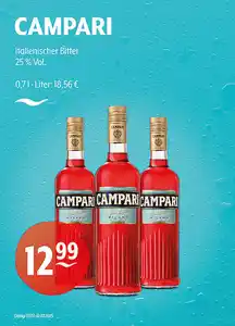 CAMPARI italienischer Bitter 25 % Vol.