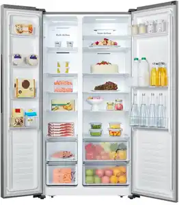 RS677N4ACC Side by Side inox look / C