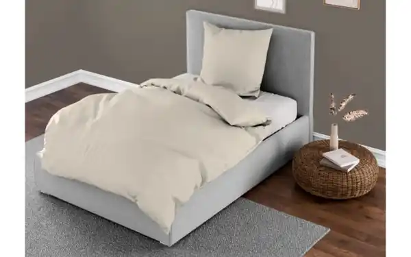 Bild 4 von Interlock Jersey Bettwäsche, natur, 135 x 200 cm