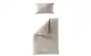 Bild 1 von Bettwäsche Mako-Satin Seersucker, beige, 155 x 220 cm