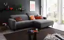 Bild 1 von Candy - Wohnlandschaft Empire, dunkelgrau, inkl. Kopfteilverstellungen