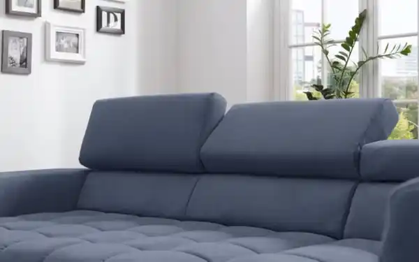 Bild 2 von Megapol - Wohnlandschaft Satellite-S, blau, 1,5-Sitzer rechts, inkl. Kopfteilverstellung