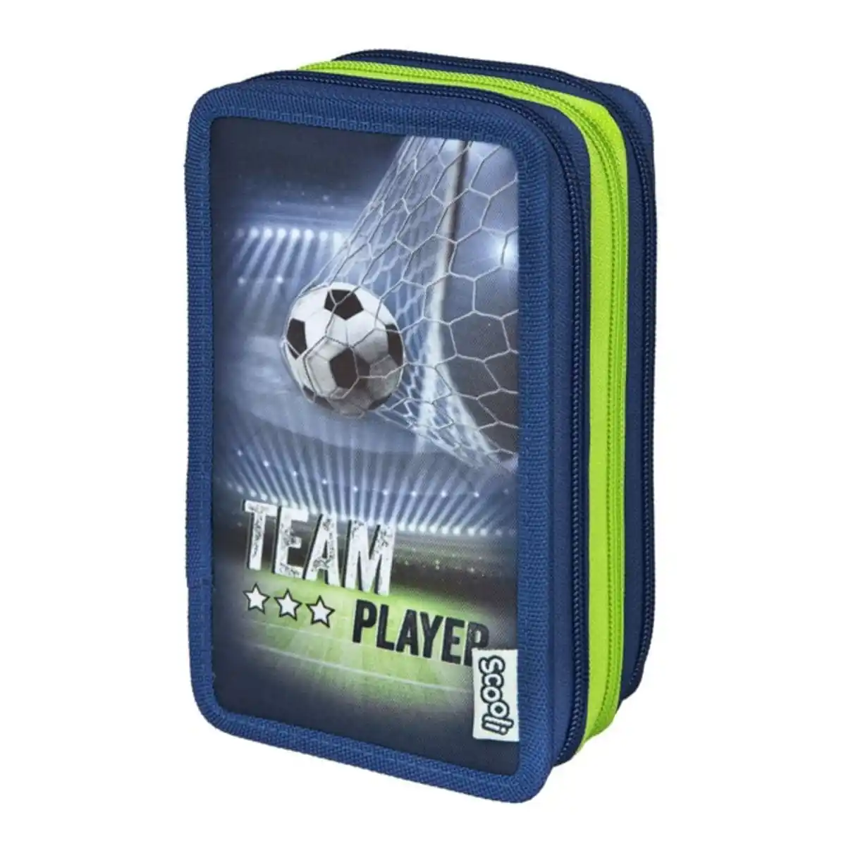 Bild 1 von Team Player - Federmäppchen mit 3 Fächern - 30-teilig