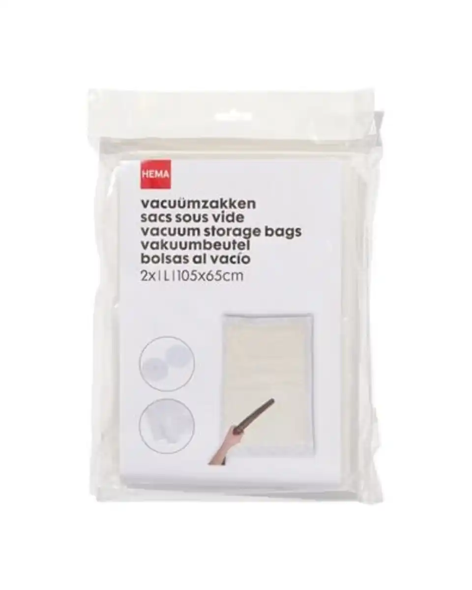 Bild 1 von 2er-Pack Vakuumbeutel, large, 105 x 65 cm