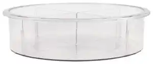 drehbarer Aufsatz, transparent, Ø 31 x 9.5 cm