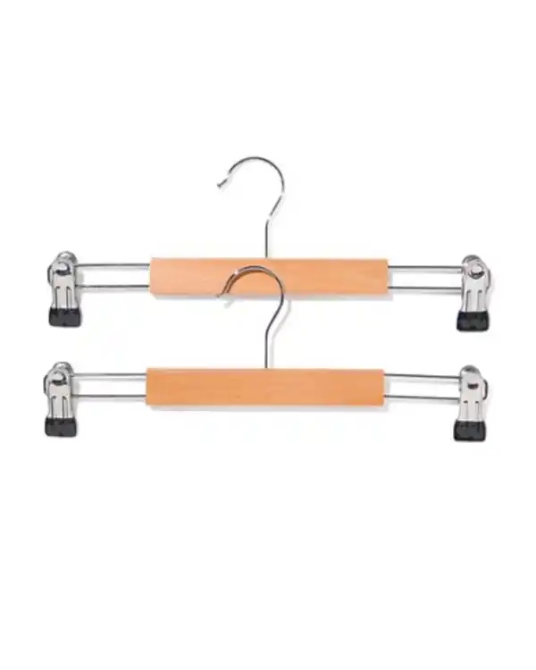 Bild 2 von 2 Kinder-Hosenbügel, Holz/Metall