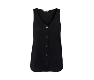 Top aus Modalmix, schwarz