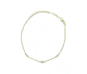 585 Gold Armband, 21 Brillanten