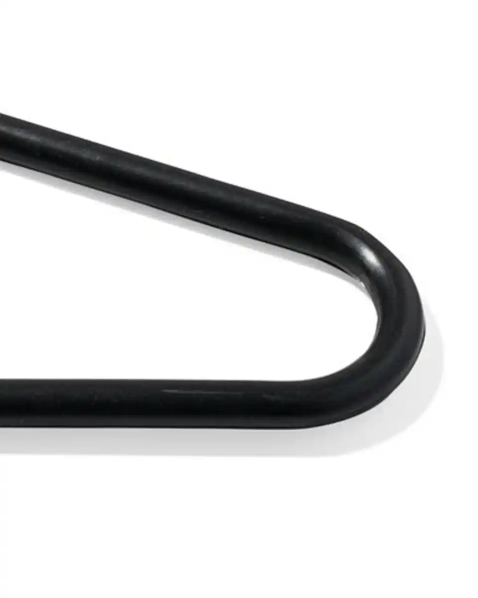 Bild 4 von 6er-Pack Kleiderbügel, Kunststoff, schwarz