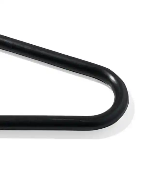 Bild 4 von 6er-Pack Kleiderbügel, Kunststoff, schwarz