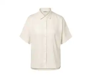 Leinenbluse, cremeweiß