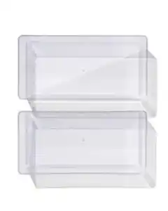 2er-Pack Schalen, transparent, S