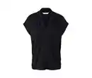 Bild 1 von Blusenshirt mit V-Ausschnitt, schwarz