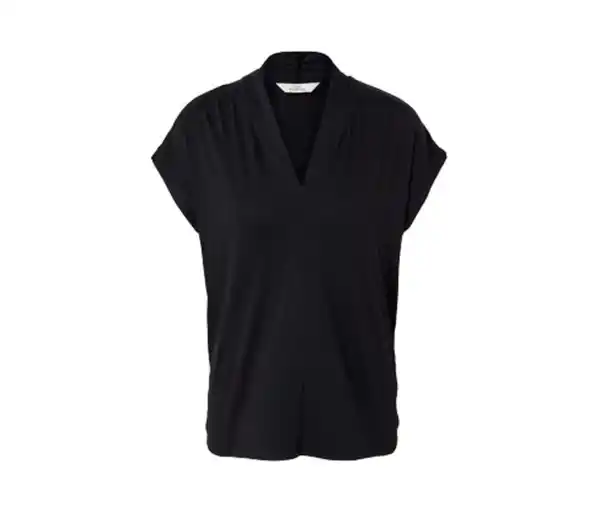 Bild 1 von Blusenshirt mit V-Ausschnitt, schwarz