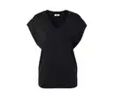 Bild 1 von Kurzärmliger Feinstrickpullover, schwarz