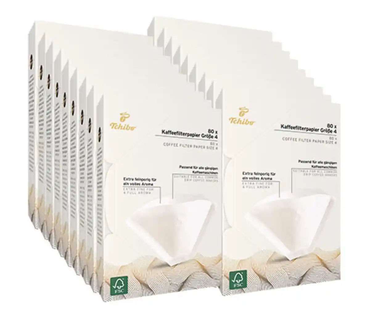 Bild 1 von Filterpapier Gr. 4, weiß, 18x 80 Stk.