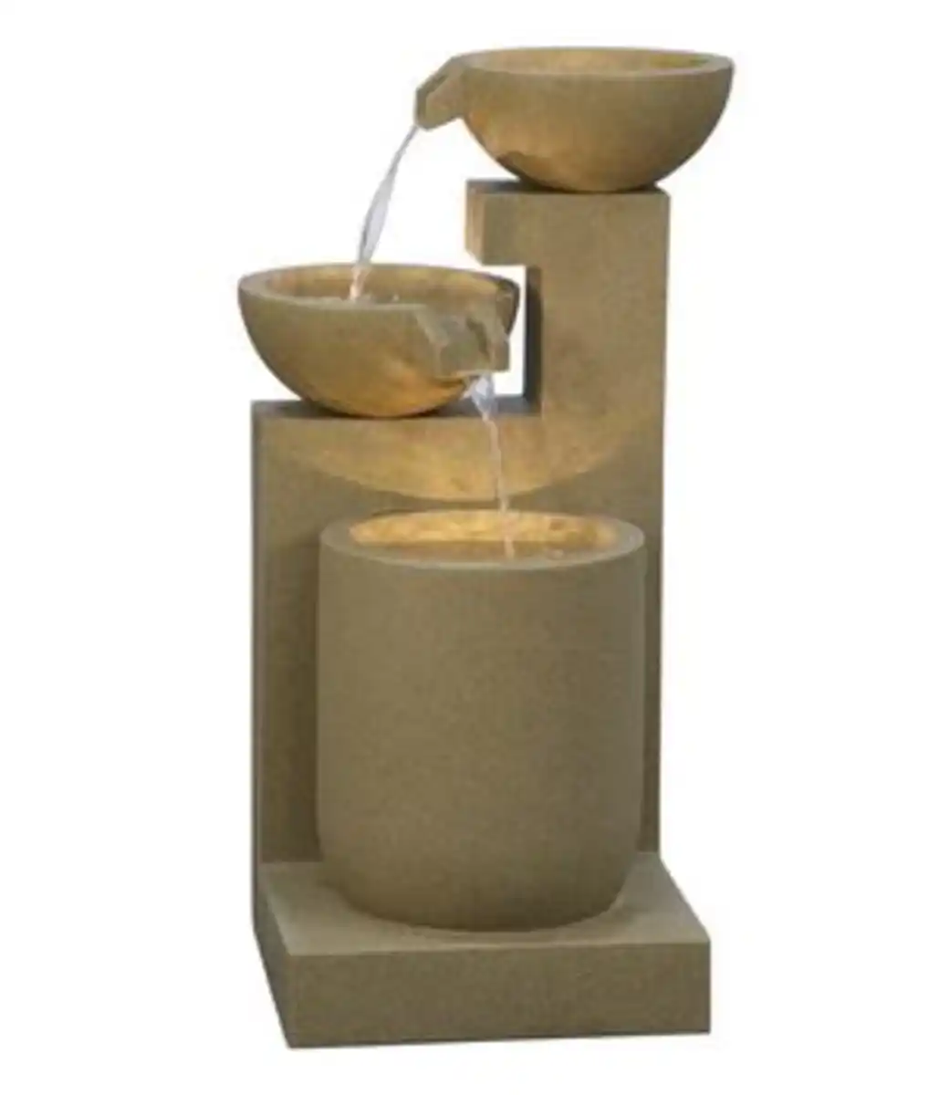 Bild 1 von Dehner Polyresin-Gartenbrunnen Samson, ca. H100 cm