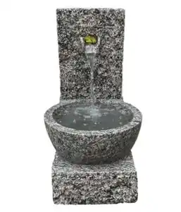 Dehner Granit-Gartenbrunnen Peel, ca. H70 cm