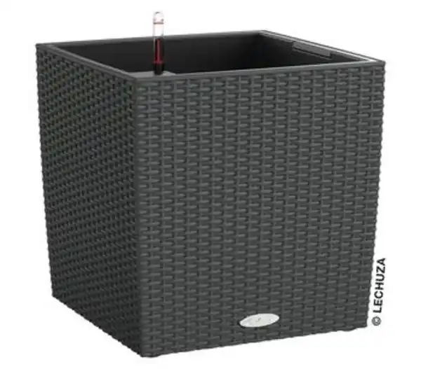 Bild 1 von LECHUZA® Kunststoff-Topf Cube Cottage, quadratisch