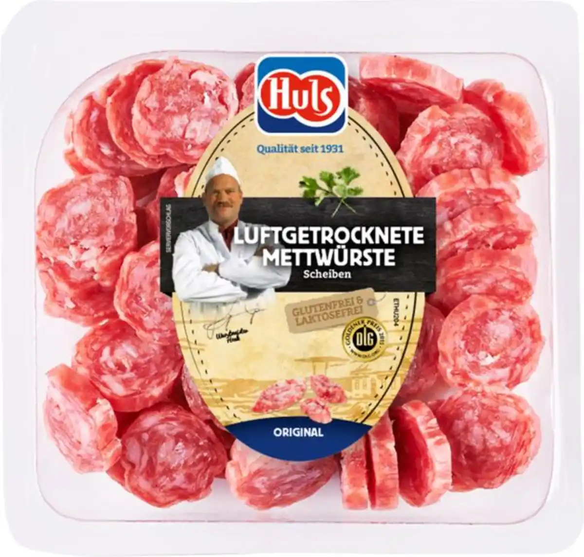 Bild 1 von Huls Luftgetrocknete Mettwürste in Scheiben