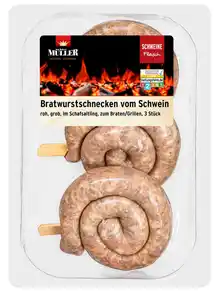 ROBERT MÜLLER Bratwurstschnecken, 3 St. = 300-g-Packg.