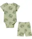 Bild 1 von Newborn Body + Shorts, hellgrün