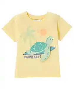 T-Shirt Schildkröte, hellgelb