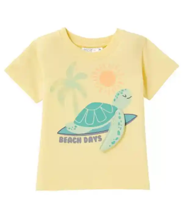Bild 1 von T-Shirt Schildkröte, hellgelb
